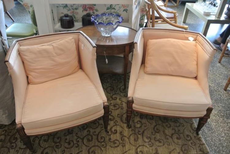 Blush pink chairs. $110 each