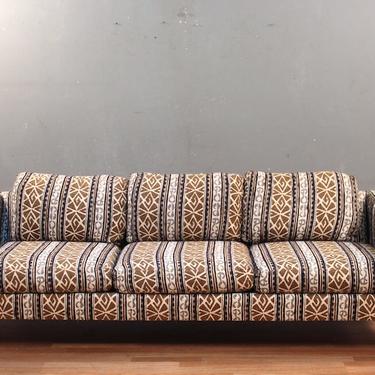 1970s Milo Baughman Tiki &amp; Steel Sofa – ONLINE ONLY