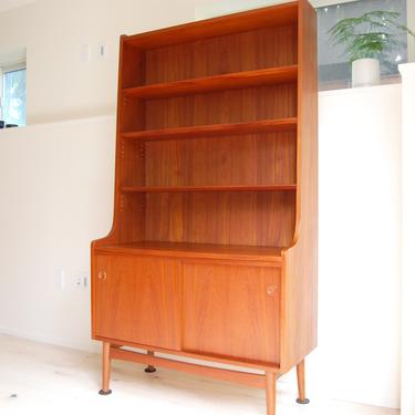Danish Modern Johannes Sorth Teak Bookcase for Bornholm Mobelfabrik Made in Denmark 
