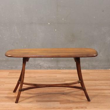 Compact Mid Century Bentwood Coffee Table
