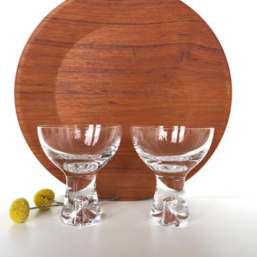 2 Tapio Wirkkala Sherry Glasses, Vintage Iittala 4oz Cocktail Glass Goblets From Finland - 2 sets available 