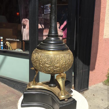 Hidden Wisdom | Mid-century Lamp Featuring Three Brass Cobras
