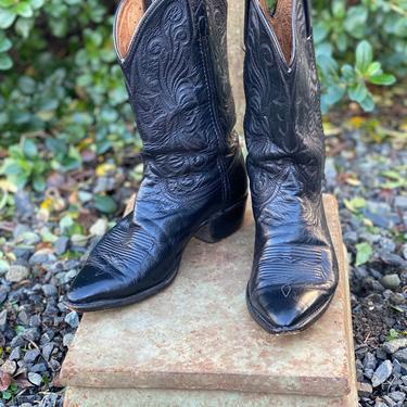 Vintage Leather Dan Post Cowboy Boots Women’s 8-8.5 