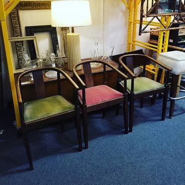 Set of 3 observation chairs. $65 each.