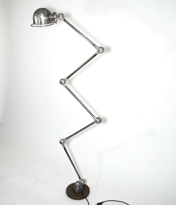FRENCH INDUSTRIAL JIELDE MODERNIST LAMP DOMECQ FLOOR LAMP 5 Arms