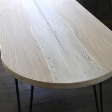 Modern spalted beech coffee table-contact us for a shipping quote (not free) 