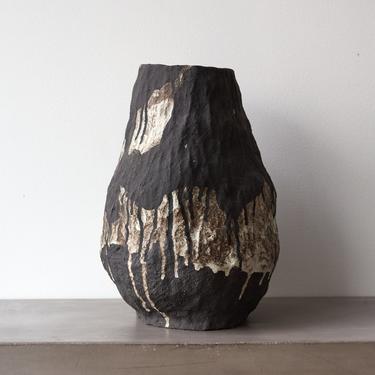 Jojo Corväiá Carved Ceramic Vase, V-1139