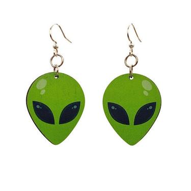 Alien Earrings #T138 