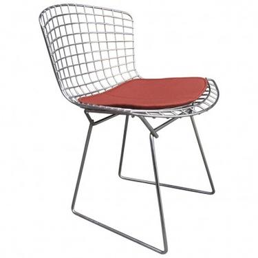 Chrome Side Chair by Harry Bertoia for Knoll