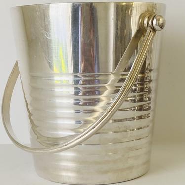 Christofle Art Deco Silverplate  Ice Bucket