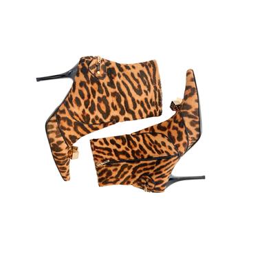 Dior Cheetah Calf Hair Boots