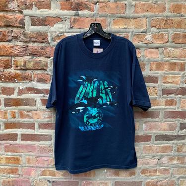 Vintage 90s Sea World Shamu Orcas T-Shirt Size XL killer whales Free Willy 