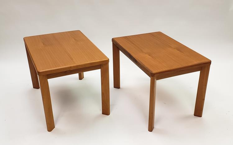 Mid-Century Modern Danish Pair of Side Tables