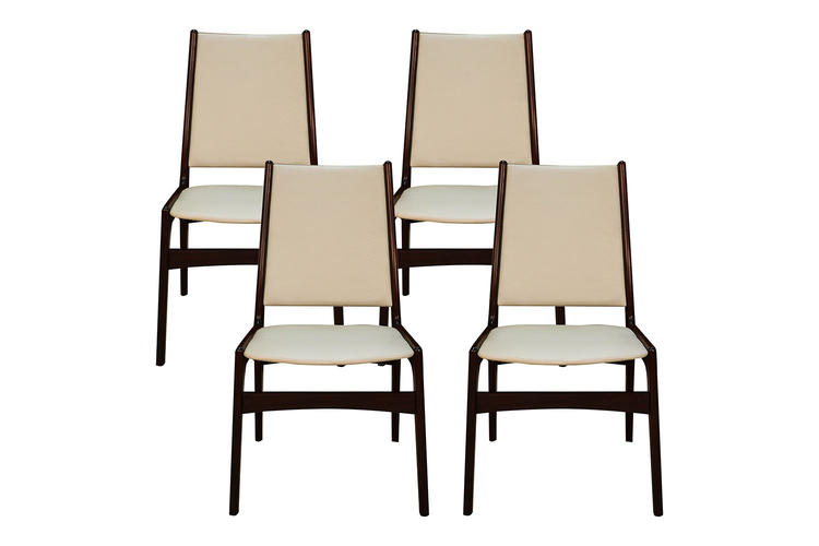 Anderstrup Mobelfabrik Uldum Rosewood Mid Century Danish Dining Chairs 