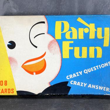 1935 Party Fun Game by Whitman Publishing - Conversation in a Box Game -  | FREE SHIPPING 