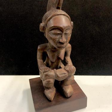 Mbala Style Carved Wood Maternity Sculpture Figurine African Art 