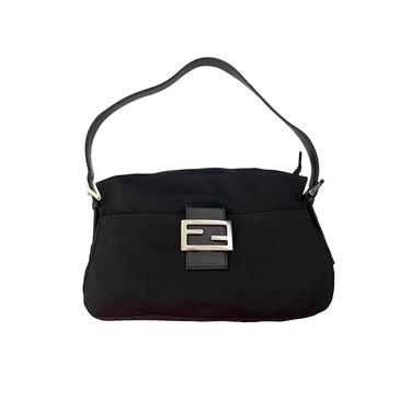 Fendi Black Neoprene Shoulder Bag