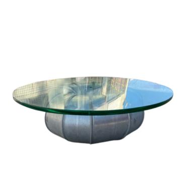 Super Unique Industrial Duct Doughnut Shaped Coffee Table