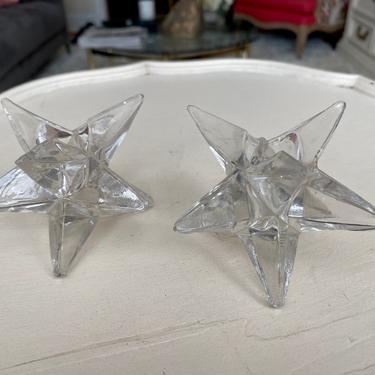 Mini Star Candlestick Holders - Set of 2 