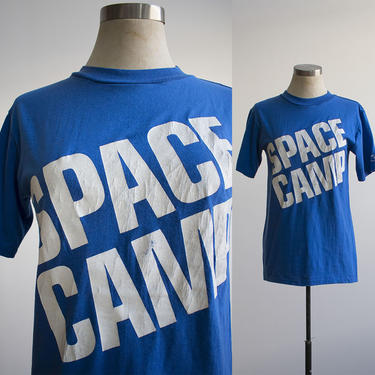 Vintage 1980s Space Camp Movie Tee / Vintage Space Camp Movie Tshirt / Vintage Movie Tshirt / Space Center / Huntsville Alabama Space Center 