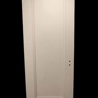 Antique 1 Pane White Wood Door 80.25 x 29.875