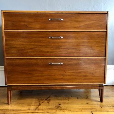 Vintage Mahogany 3 Drawer Chest by Red Lion Furniture Co. 1950’s