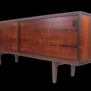 Scandinavian Modern Rosewood Sideboard/Credenza Designed by Niels O. Moller