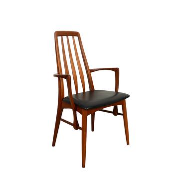 Eva Teak Arm Chair by Niels Koefoed for Koefoed Hornslet Danish Modern 