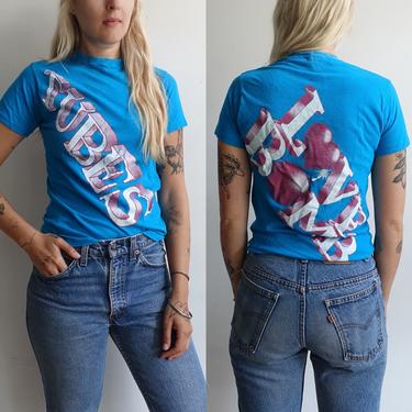 Vintage 80s The Tubes Love Bomb T Shirt/ 1985 Album Promo/ Proto Punk/ Glam Rock/ 80s Band T Shirt/ Medium 