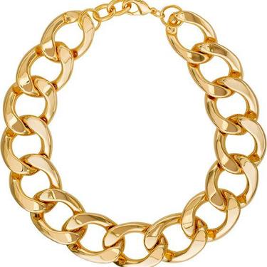 Janis Savitt - Large Link Chain Necklace - Gold
