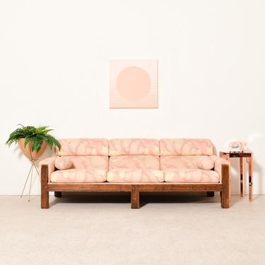 Vintage 1970’s Pink Palm Tree Sofa