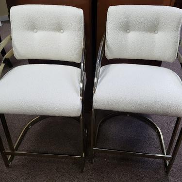 MN1 (Pair) Vintage Chrome Chairs