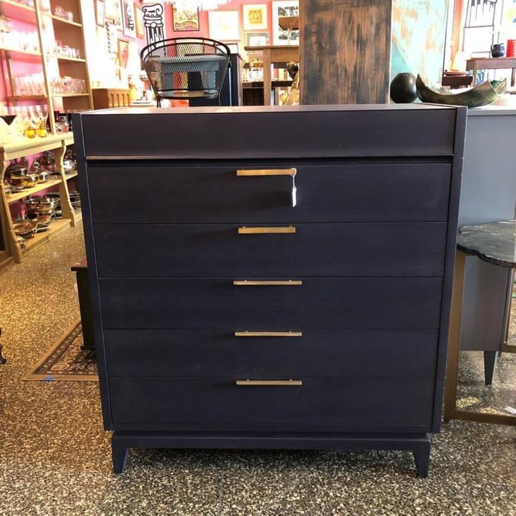Gorgeous deep purple-y navy chest of drawers