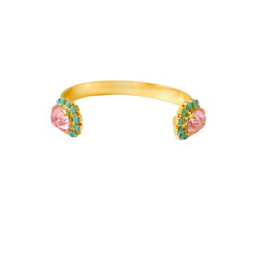 The Pink Reef Pink and Turquoise Cuff