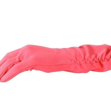 1950s Bubblegum Pink Gloves - 1950s Pink Gloves - 1950s Pink Nylon Gloves - Vintage Pink Gloves - Pink Gloves - 1950s Nylon Gloves - Size 7 