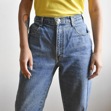 Vintage Medium Wash 1980s Jeans / Vintage 1980s Gitanos Jeans / Vintage Gitano Jeans / Vintage Jeans 27x30 / Tapered Leg Jeans / Gitanos 