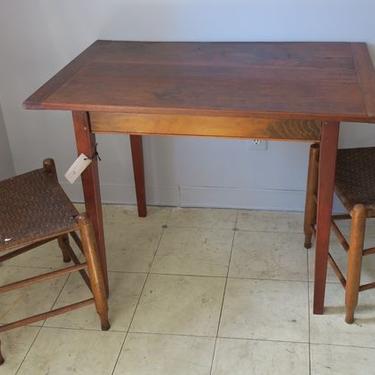 Small table (or desk) and 2 chairs. Handmade. $235 for the set (can be sold separately).