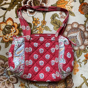 PIERRE DEUX BAG - quilted cotton - floral red 