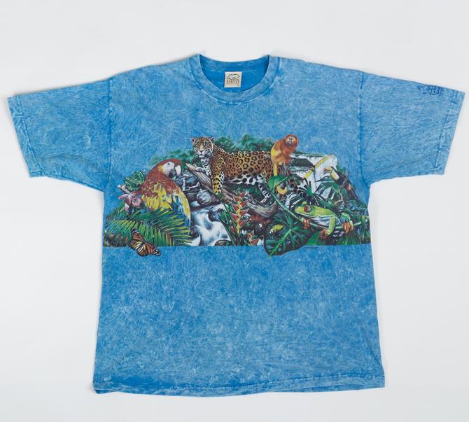 Vintage Rainforest Animal Graphic T Shirt - Men's XL | Y2 | Flying Apple  Vintage | Los Angeles, CA