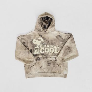 original cool TIE DYE SNOOPY hoody sweatshirt vintage bleached pullover sportswear Hooded / Medium 