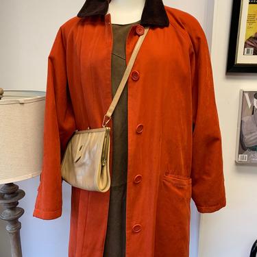 Orange JNY Lined Raincoat 