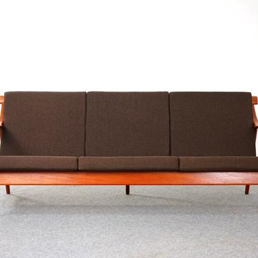 Danish Teak Sofa, By Arne Hovmand Olsen For Mogens Kold - (D937) 