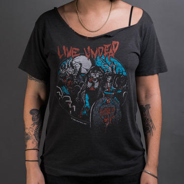 Vintage 1985 Slayer Live Undead T-Shirt 