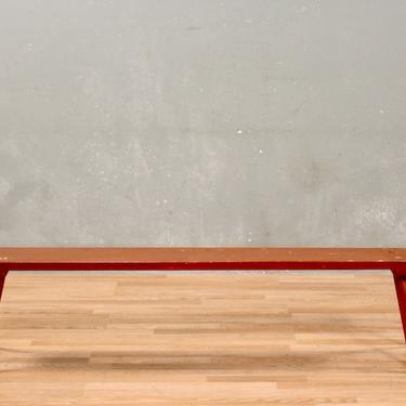 Farmhouse Slim Red Bench – ONLINE ONLY