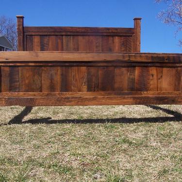 Free Shipping! Shenandoah Sunset Bed Frame Made From Reclaimed Oak 