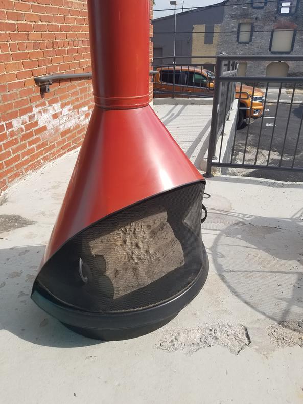 Vintage Electric Cone Fireplace