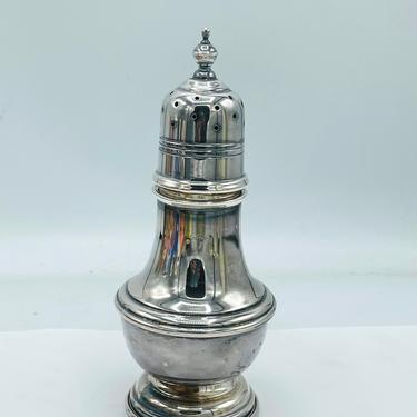 Vintage Hecworth Old Sheffield Reproduction Silver Plate Sugar Salt Shaker 6.5&quot; 