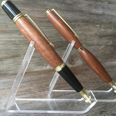 Walnut Wood Pen - Hand-Turned, Executive and Slimline 