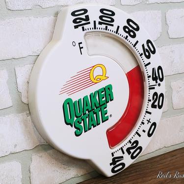 Quaker State Floating Temperature Thermometer Advertising Piece 
