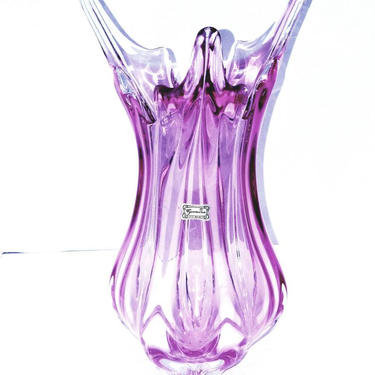 Rose Pink Egerman Crystal Vase 